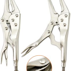 Alternative view of Locking Pliers 9" Long Nose Curved Jaw 2 Pack