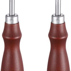 Leather Edge Beveler Tool Set, 2 Sizes Stainless Steel