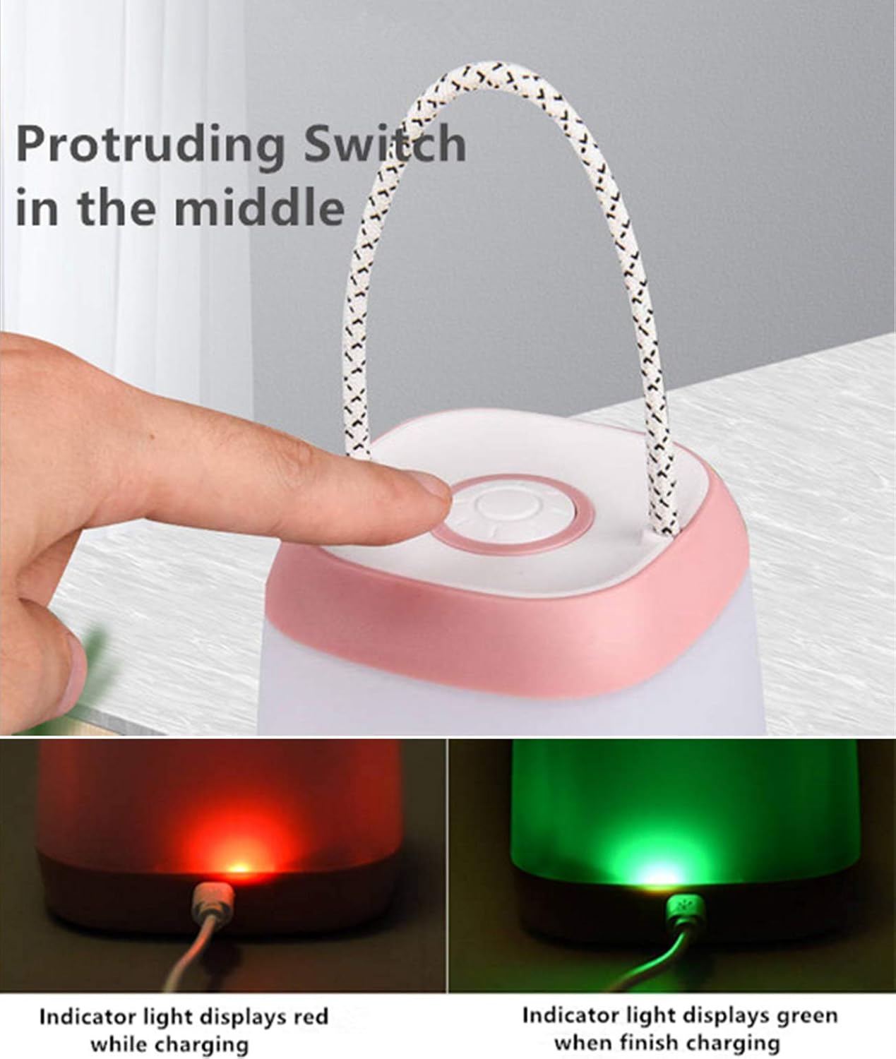 USB rechargeable night light for kids, 3 light modes 5 USB rechargeable night light for kids, 3 light modes - Image 5