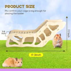 Alternative view of Hamster Hideout Climbing Ladder and Tunnel