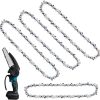 Mini chainsaw replacement chain 6 inch 4 pack