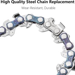 Alternative view of 6 Inch Mini Chainsaw Chain Replacement 4 PCS Chains for 6 Inch Bar-043" Gauge, 1/4" LP Pitch,Fits Seesii And All Brands Mini Chainsaw Battery Powered Chainsaw and Hand Held Chain Saw(37 Drive Links)