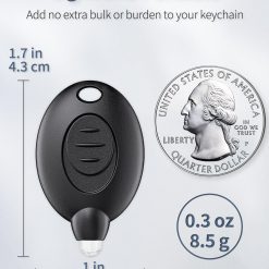 Alternative view of 10 Pack LED Keychain Flashlight Mini LED Keychain Light Portable Ultra Bright Battery Powered Key Ring Torch for Outdoor Camping Hiking and Emergency Lighting, Black Shell