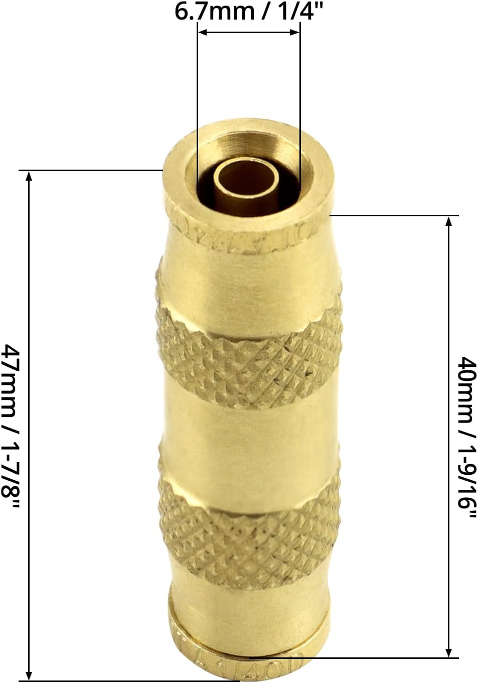 1/4" Push To Connect Fittings 10 Pack Quick Connect 6 1/4" Push To Connect Fittings 10 Pack Quick Connect - Image 6