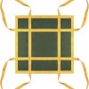 Canvas cargo lifting pad net 1.2 tonne