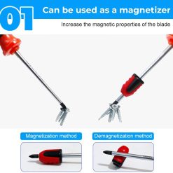 Alternative view of Screwdriver Magnetic Ring, Red
