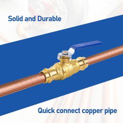 Alternative view of 3/4" Lead-Free Press Ball Valve with EPDM O-ring
