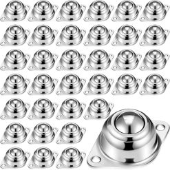 30 Pcs 5/8" Roller Ball Transfer Bearings Carbon Steel