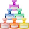 Flat Top Craft Ink Blending Brushes 6 Pack with Holder