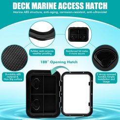Marine deck hatch with lid, stainless steel screws, non-slip 9 V1258 DP02 C 3039 202604072045 02