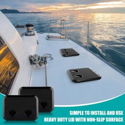 Marine deck hatch with lid, stainless steel screws, non-slip 11 V1258 DP02 C 3039 202604072045 04