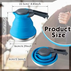Alternative view of Collapsible camping kettle 1.5L