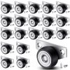 1.25 Inch Side Mount Caster Wheels Set of 20