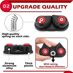 Kayak Cam Cleats Aluminum Rope Cleat 3 Pack 8 V1258 DP02 C 3065 202604071805 02