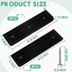 Alternative view of Boat trailer bunk slide pads and enders kit, 10 pieces