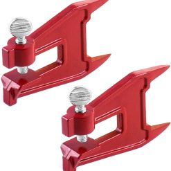 Chainsaw Stump Vise, 2 Pack Chainsaw Sharpening Accessory, Chainsaw Filing Vise, for Sharpening Saw Chain, Red