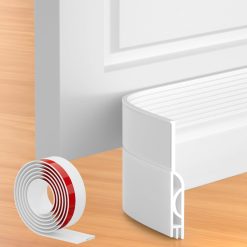 Alternative view of Door Draft Stopper 39 Inch 2 Pack White and Transparent