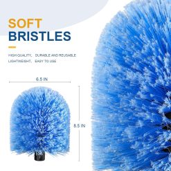 Alternative view of Twist-On Cobweb Duster Head Brush, Fits Standard 3/4 inch Threaded Poles, Attachment Spider Web Duster Brush for Outdoor & Indoor Cleaning