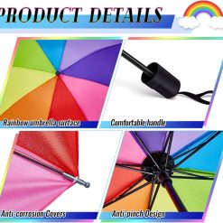 Alternative view of Rainbow umbrella 2-pack 8 rib compact tri-fold