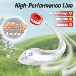 Alternative view of 13 Pack CMZST0653 Weed Eater String and 4 Pack CMZST120SC String Trimmer Spool Compatible with Craftsman Weed Wacker