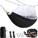 Camping hammock with mosquito net and straps 450lbs