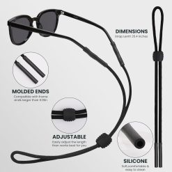 Alternative view of 3-Pack Glasses Strap Adjustable Eyeglass Holder
