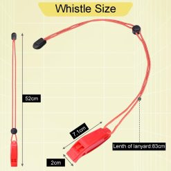 Alternative view of Emergency Whistle 4-Pack with Reflective Lanyard