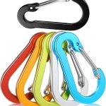 Aluminium Carabiner Clip Set 2 Inch 6 Pack