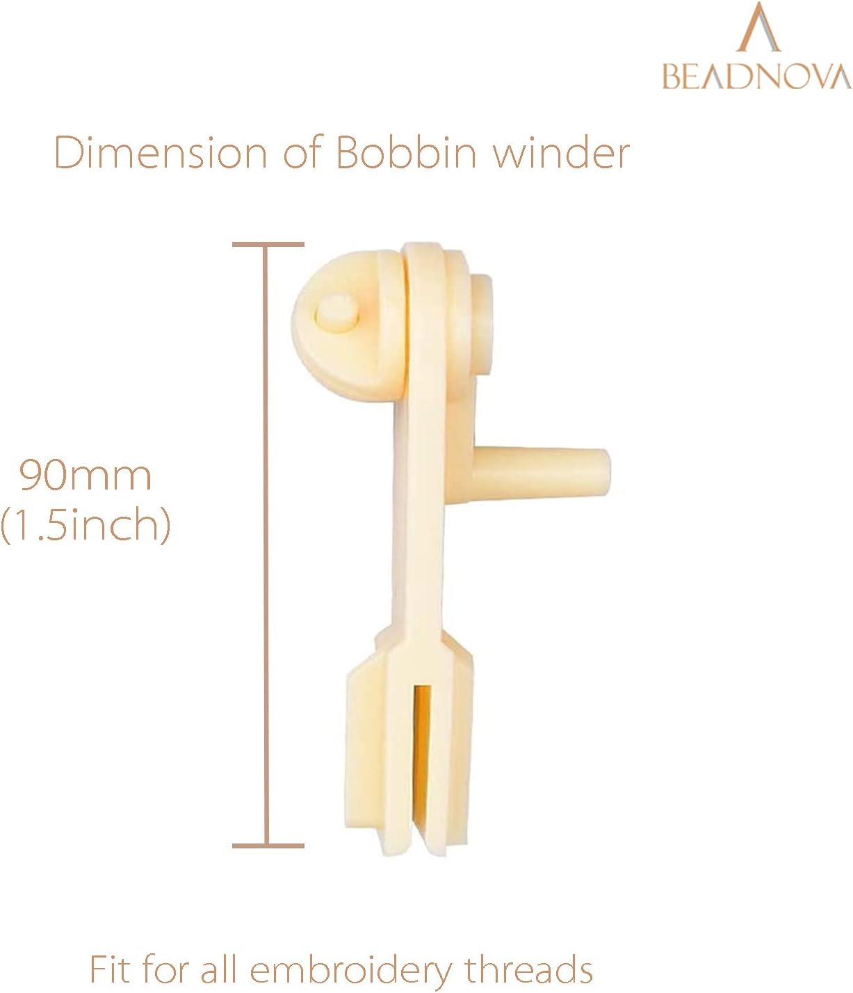 Floss bobbin winder for cross stitch embroidery 2 Floss bobbin winder for cross stitch embroidery - Image 2