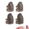 Sewing thimbles, sizes S and M, 4-piece set