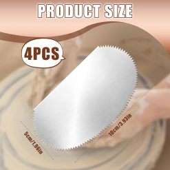 Alternative view of Stainless Steel Clay Scraper Set, 4 Piece
