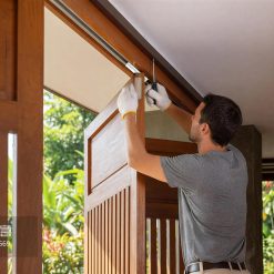 Alternative view of Bifold Door Slide Guide Rail 3 Piece White PET