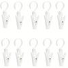 10-Pack Swivel Clothes Pins, Stainless Steel, 4.3"