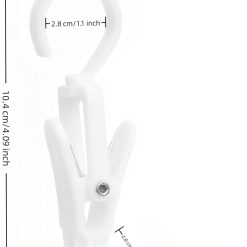Alternative view of 10-Pack Swivel Clothes Pins, Stainless Steel, 4.3"