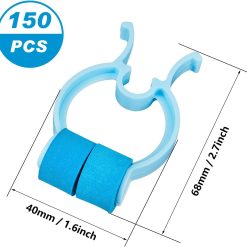 Alternative view of Nose Stop Clips - Plastic Foam Nasal Stoppers, Pack of 10