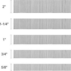 Alternative view of 3/4 Inch 18 Gauge Brad Nails, Small Finishing Nails, Universal Brad Nails, Galvanized 18 GA Gun Nails for Pneumatic, Electric Brad Nailer, 5000 Pack