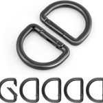 Spring D Ring Clips 1 Inch 10 Pack Metal Carabiner
