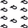 Metal bow shackle with adjustable bar 10mm