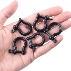 CooBigo Metal Silver Bow Shackle for Emergency Survival Paracord Bracelet Parachute 8 V1258 DP02 E 25 202604132355 03