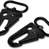 Metal Swivel Carabiner Clip 1" Paracord Lanyard 6 Pack