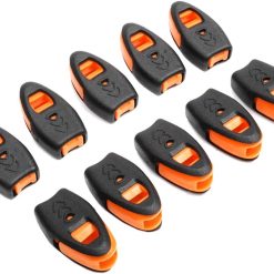 CooBigo 20 Pack Emergency Survival Whistles Zipper Pulls Whistle for Outdoor Climbing Hiking Camping Fishing Boat Kayak Life Vest Jacket Boating Water Survival Rescue Signaling
