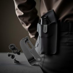 Alternative view of A Set Black Belt Clip Knife Sheath, Metal Kydex Holster Waist Clips, Kydex Knife Sheath Kit, Knife Clip Replacement, Metal Belt Clip for Knife Sheaths, Holster Making