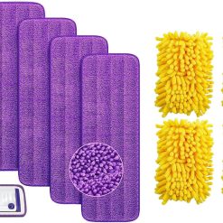 Reusable Mop and Duster Refill Pads Bundle 8 Pack