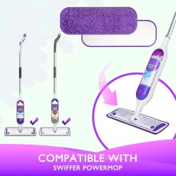 Alternative view of Reusable Power Mop Refills Pads Compatible with Swiffer PowerMop Mop - Power Mop Pads Refill - Washable Microfiber Pads for Multi-Surface Floor Cleaning, 4 Pack+3 Pack
