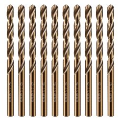 M35 Cobalt Drill Bit Set 3/16" 10-Piece HSS