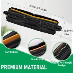 Alternative view of L40 Ultra TriCut Main Brh Replacement Compatible with Dreame X40 Ultra/X30 Ultra/L10s Pro Ultra/L10s Ultra/L20 Ultra | Anti-Hair Wrap Roller | Deep Cleaning for Pet Hair, Carpet & Hard Floor