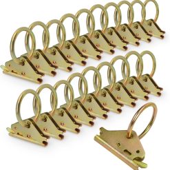 Steel E-Track O-Ring Tie-Down Anchors 20pcs