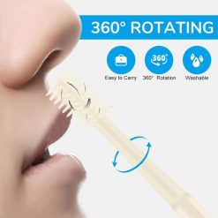 Alternative view of Nose Hair Trimmer 2-in-1 Manual Rotating Stainless Steel