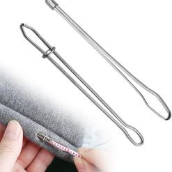 DIY Rope Threader Clip, Metal Drawstring Tool