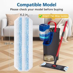 Alternative view of H2prO Mop Pads 6 Pack Microfibre Replacement Heads